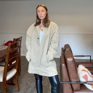 Vintage beige trench coat